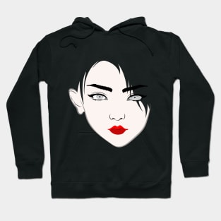 BEAUTIFUL GIRL FACE Hoodie